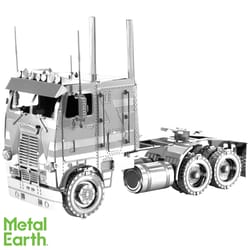 Fascinations Metal Earth Freightliner COE Truck 3D Model Kit Silver