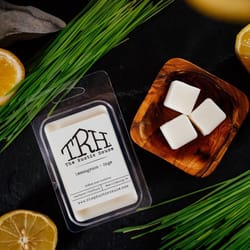 The Rustic House White Lemongrass/Sage Scent Fragranced Wax Melt 2.45 oz