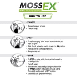 Scotts MossEx Lawn Moss Killer RTS Hose-End Concentrate 32 oz