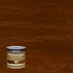 Minwax PolyShades Semi-Transparent Satin American Chestnut Oil-Based Stain/Polyurethane Finish 0.5 p