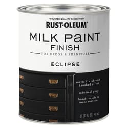Rust-Oleum Matte Eclipse Water-Based Acrylic Milk Paint 1 quart (US)