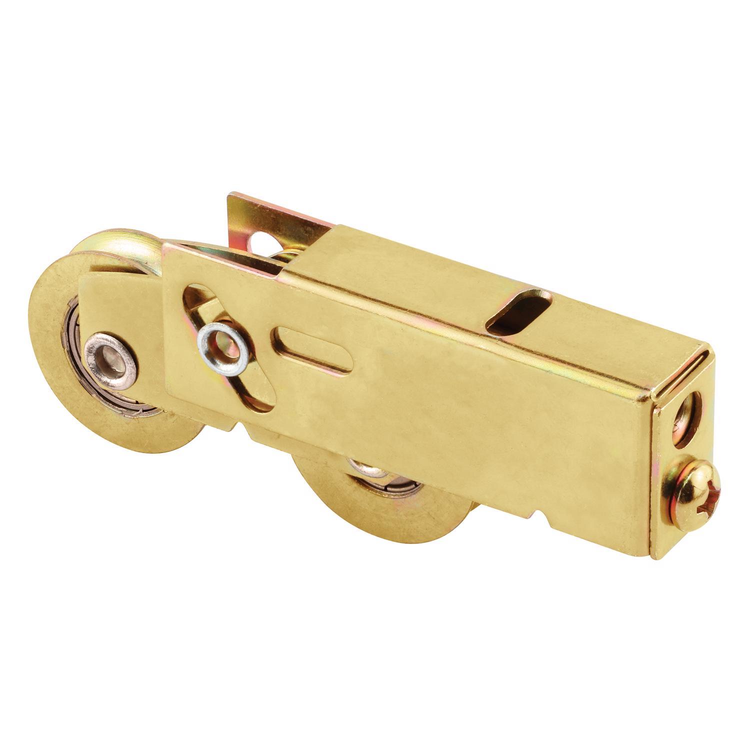 Barton Kramer 1-1/4 in. D X 1/3 in. L Stamped Steel Patio Door Roller Assembly 1 pk Barton Kramer 1-1/4 in. D X 1/3 in. L Stamped Steel Patio Door Roller Assembly 1 pk