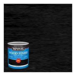 Minwax Wood Finish Water-Based Solid True Black Water-Based Wood Stain 1 qt