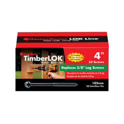 FastenMaster TimberLOK No. 10 X 4 in. L Hex Epoxy Coarse Wood Screws 50 pk