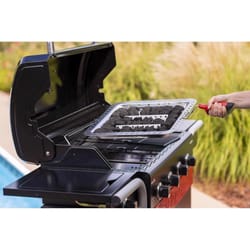 Char-Broil 4 Burner Charcoal/Liquid Propane Grill Black