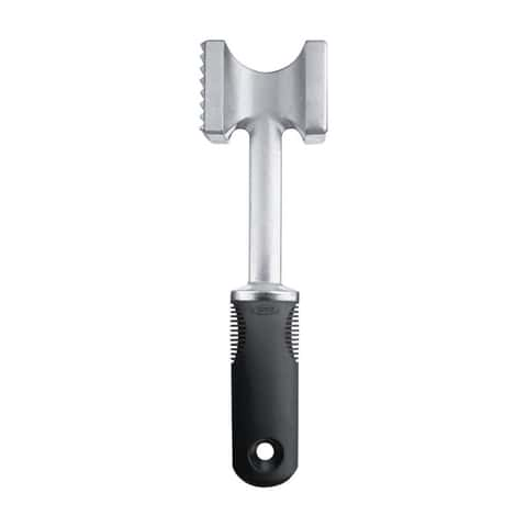 Cast Stainless Steel Meat Tenderizer - Heavy Duty Dishwasher Safe Hammer Mallet Tool & Chicken Pounder