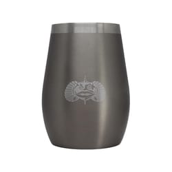 Toadfish 10 fl. oz. Graphite BPA Free Non Tipping Wine Tumbler with Lid