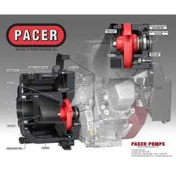 Pacer Econo-Ag 5-1/2 HP 11400 gph Polyester Switchless Gas Transfer Pump