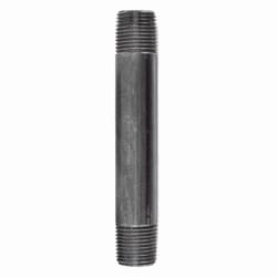 STZ Industries 1/8 in. MIP each X 1/8 in. D MIP Black Steel 5 in. L Nipple