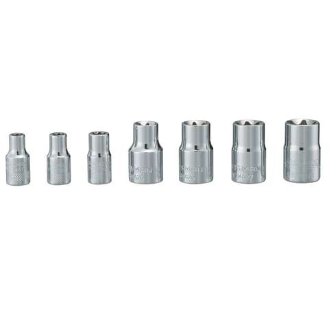 Craftsman 16 mm X 1/4 and 3/8 in. drive Metric 6 Point External Torx ...