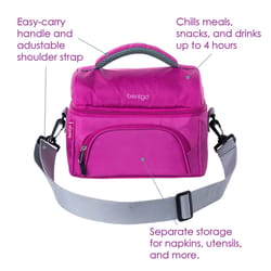 Bentgo Deluxe Purple 1 gal Lunch Bag Cooler