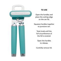 KitchenAid Blue/Silver ABS Manual Bottle/Can Opener