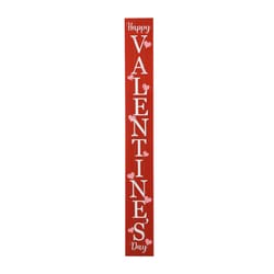 Glitzhome Happy Valentine's Day Porch Sign MDF Wood 1 pc