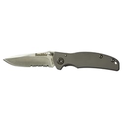 Smith's Titiania-I 5.2 in. Pocket Knife Silver 1 pc