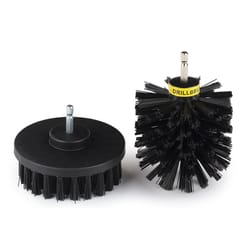 Drill Brush Ultra Bristle Steel Handle Drill Brush Set