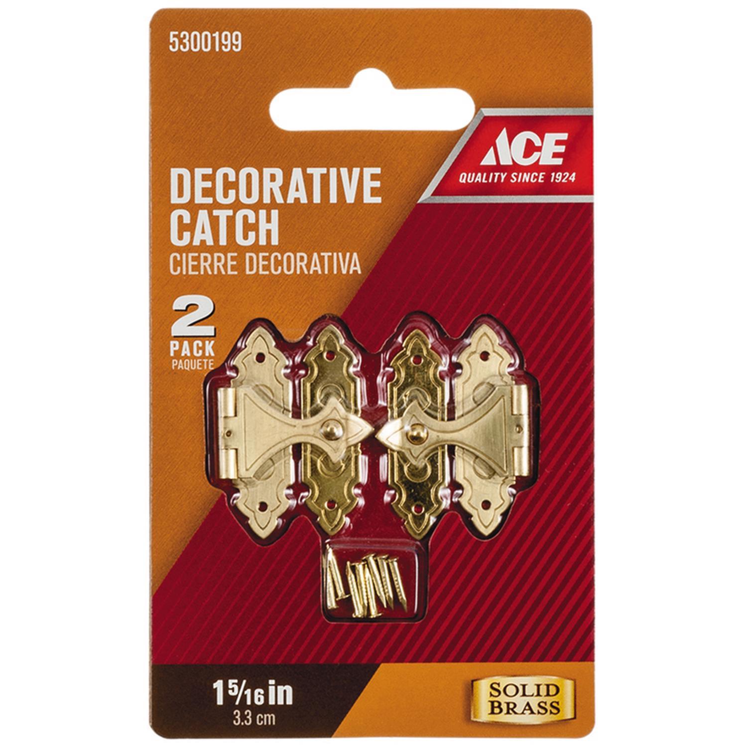 Ace Bright Zinc Draw Catch 2 pk Mfr# 01-3620-012 - Ace Hardware Ace Bright Zinc Draw Catch 2 pk Mfr# 01-3620-012 - Ace Hardware