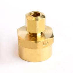 ATC 1/4 in. Compression 1/2 in. D FPT Brass Coupling