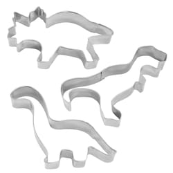 R&M International Corp International Corp Dinosaur Cookie Cutter Set Assorted 3 pc