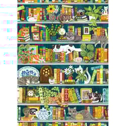 Cobble Hill The Purrfect Bookshelf Jigsaw Puzzle 1000 pc