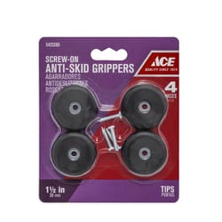 Dual Anti-Slip Cuttable Rug Tape Grippers for Area Carpet Rugs Black 4  Pieces