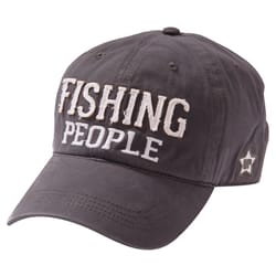 Pavilion We People Fishing People Baseball Cap Dark Gray One Size Fits All
