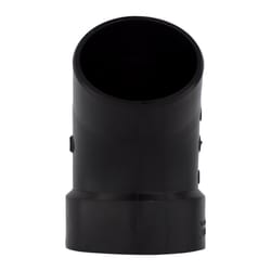 Charlotte Pipe 4 in. Hub X 4 in. D Spigot ABS 45 Degree Elbow