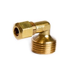 ATC 1/4 in. Compression X 1/2 in. D MPT Brass 45 Degree Street Elbow