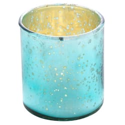 Karma Turquoise Straight Votive Candles