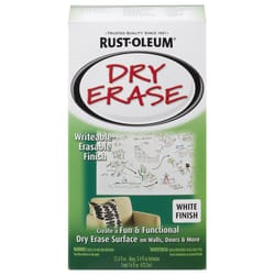 Rust-Oleum  Specialty  Hi-Gloss  White  Dry Erase Paint Kit  16 oz. 