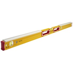 STABILA 48 in. Aluminum Type 196-2 K Masonry Level 3 vial