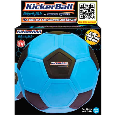 Swerve Sports Trick Kicker Ball Black/Blue 1 pc - Ace Hardware