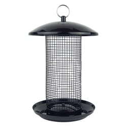 Nature's Way 2.75 qt Metal Mesh Midnight Tube Bird Feeder
