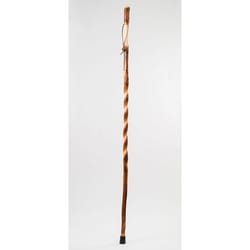 Brazos Walking Sticks 48 in. Brown Hickory Walking Stick Cane