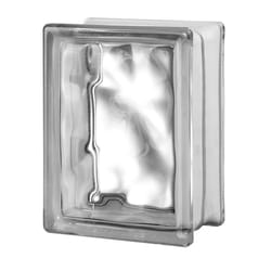 Seves 8 in. H X 6 in. W X 4 in. D Nubio Glass Block