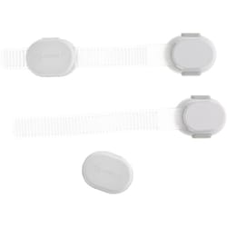 Safety 1st White Plastic Custom Fit All Purpose Strap 2 pk