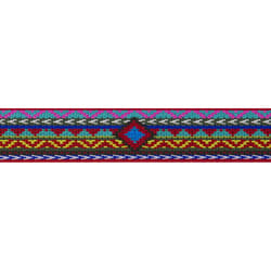 LupinePet Original Designs Multicolor El Paso Nylon Dog Leash