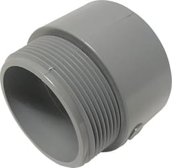 Cantex 2 in. D PVC Male Adapter For PVC 1 each