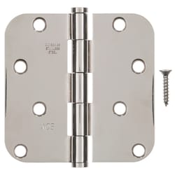 Ace 4 in. L Stainless Steel Residential Door Hinge 1 pk