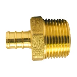 Apollo 1/2 in. PEX Barb in to X 3/4 in. D MPT Brass Reducing Adapter