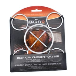 Mr. Bar-B-Q Steel Beer Can Poultry Roaster 1 pk