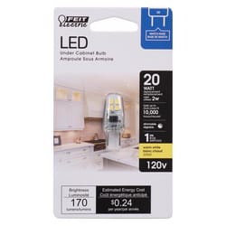 Feit T4 G8 LED Bulb Warm White 20 Watt Equivalence 1 pk