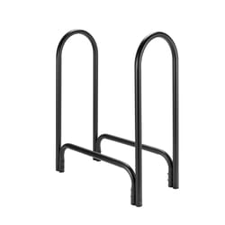 HY-C Shelter Black Powder Coated Steel Log Rack