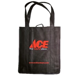 Ace 13-1/2 in. H X 12-1/2 in. W X 14 in. L Reusable Shopping Bag