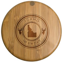 Totally Bamboo Idaho State 6 oz Brown Salt Box 1 pk