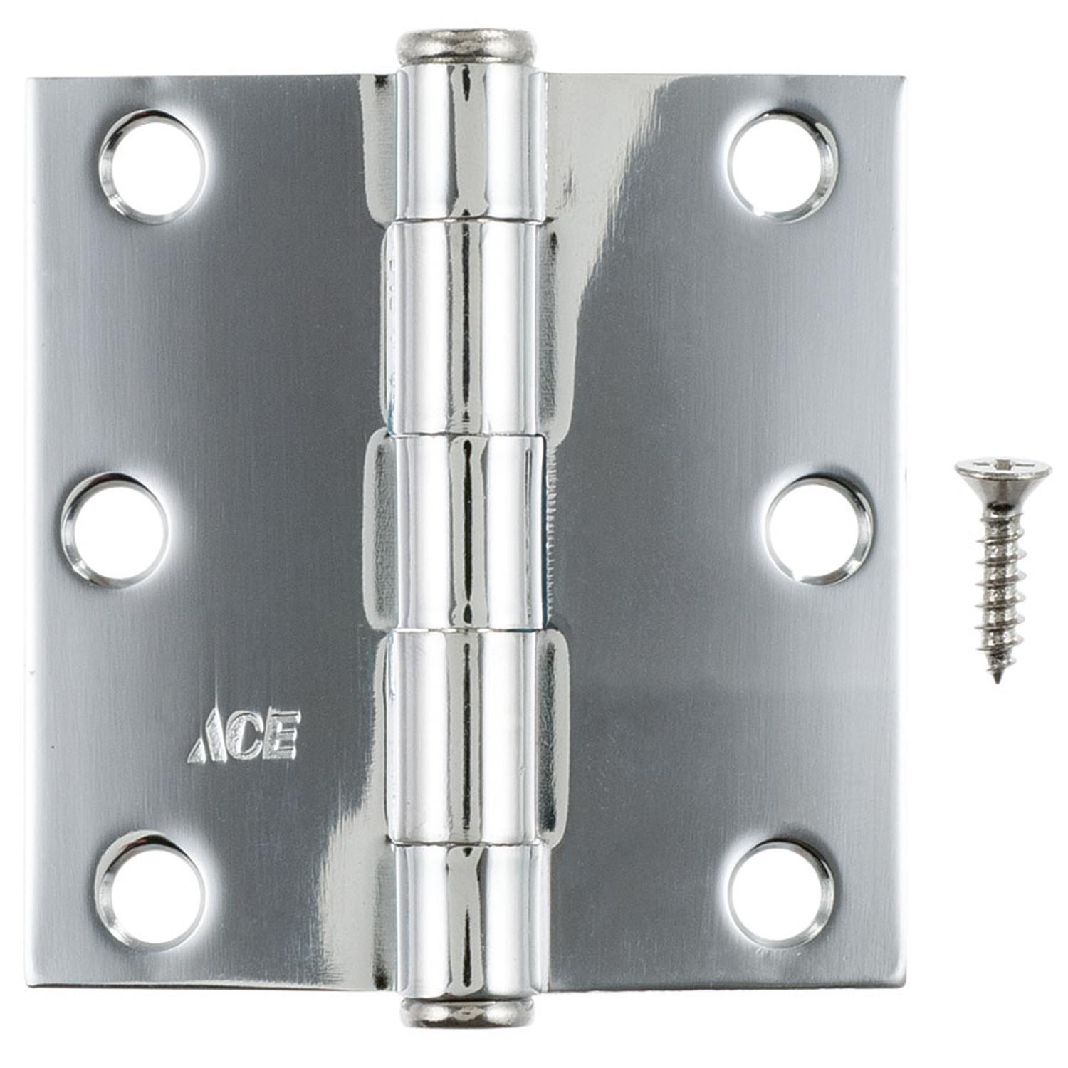 Ace 3 in. L Chrome Residential Door Hinge 3 pk - 01-3550-346 - Hardware Accessories  sku 01-3550-346