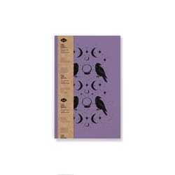 Denik 5 in. W X 8 in. L Sewn Bound Multicolored Raven of Fortune Notebook