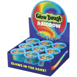 Toysmith Rainbow Glow Dough Multicolored