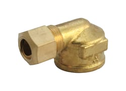 JMF Company 3/8 in. Compression X 3/8 in. D FPT Brass 90 Degree Elbow