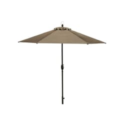 Living Accents Lake Ridge 9 ft. Tiltable Teal Patio Umbrella