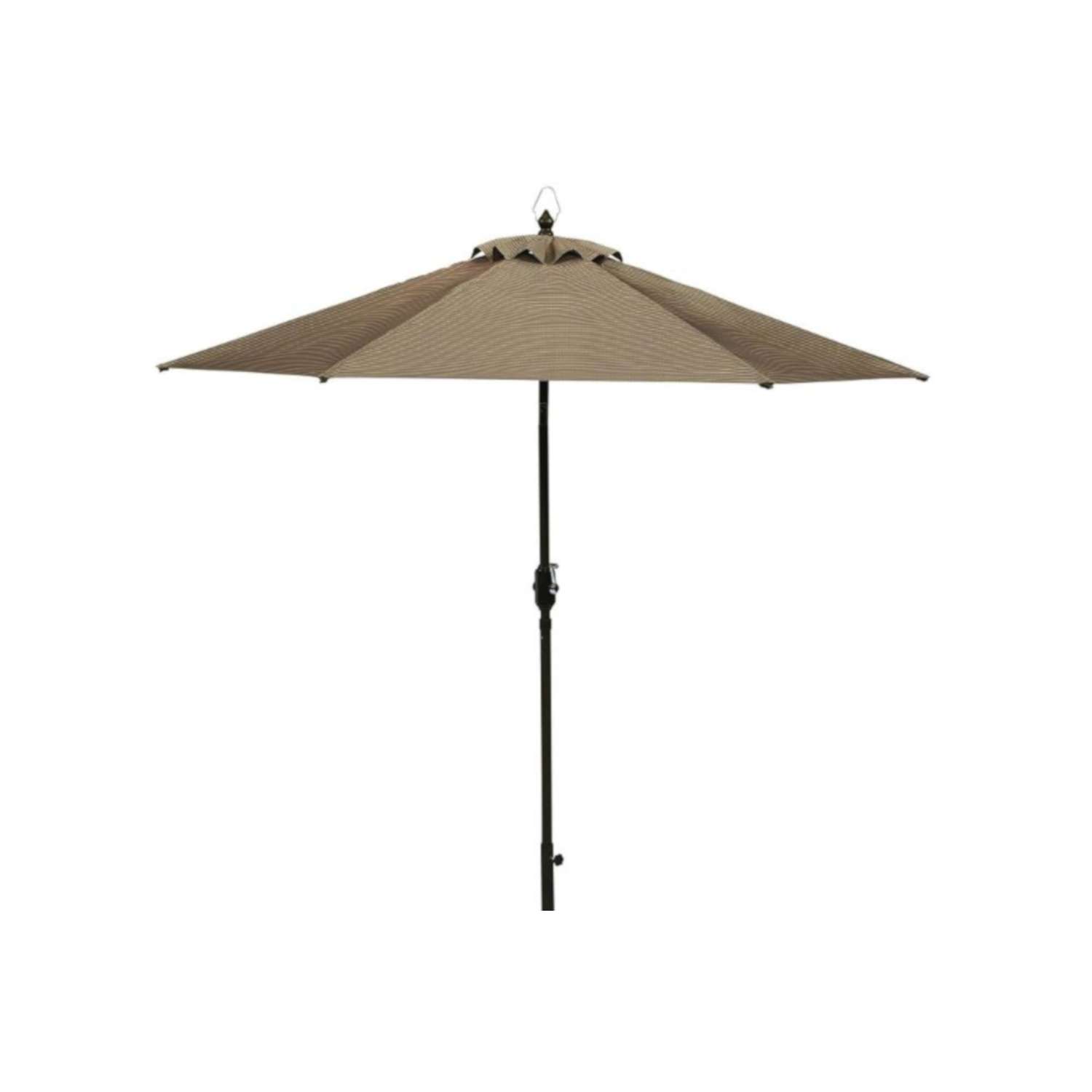 Living Accents Lake Ridge 9 ft. Tiltable Teal Patio Umbrella Ace Hardware